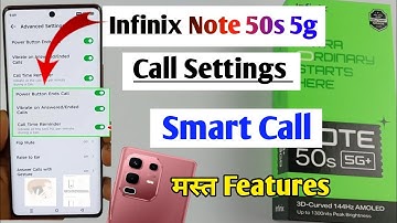 infinix note 50s smart call setting / note 50s calling features / infinix note 50s call setting
