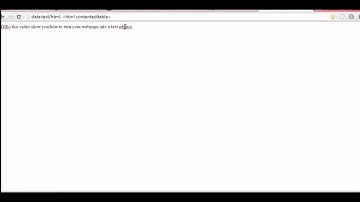 How to Turn Your Web Browser into a Text Editor