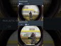 Realistic Scope Comparison - CODM #shorts #codm #codmobile #mobilegaming #fps #settings #aim