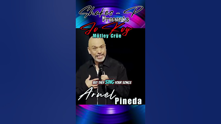 Jo Koy - Mötley Crüe - Arnel Pineda #JoKoy #MotleuCrue #Journey #ArnelPineda #Reel #Short #TikTok