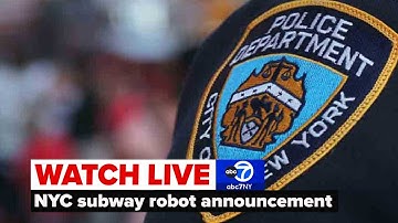 LIVE | Robot to help patrol Times Square subway station