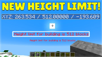 Minecraft Build Height Limit is Now 512 Blocks and this is why...