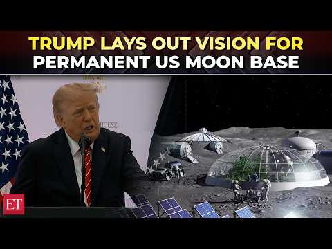 ‘Permanent moon base’: Trump outlines America’s lunar ambitions at Golden Age of Innovation Summit