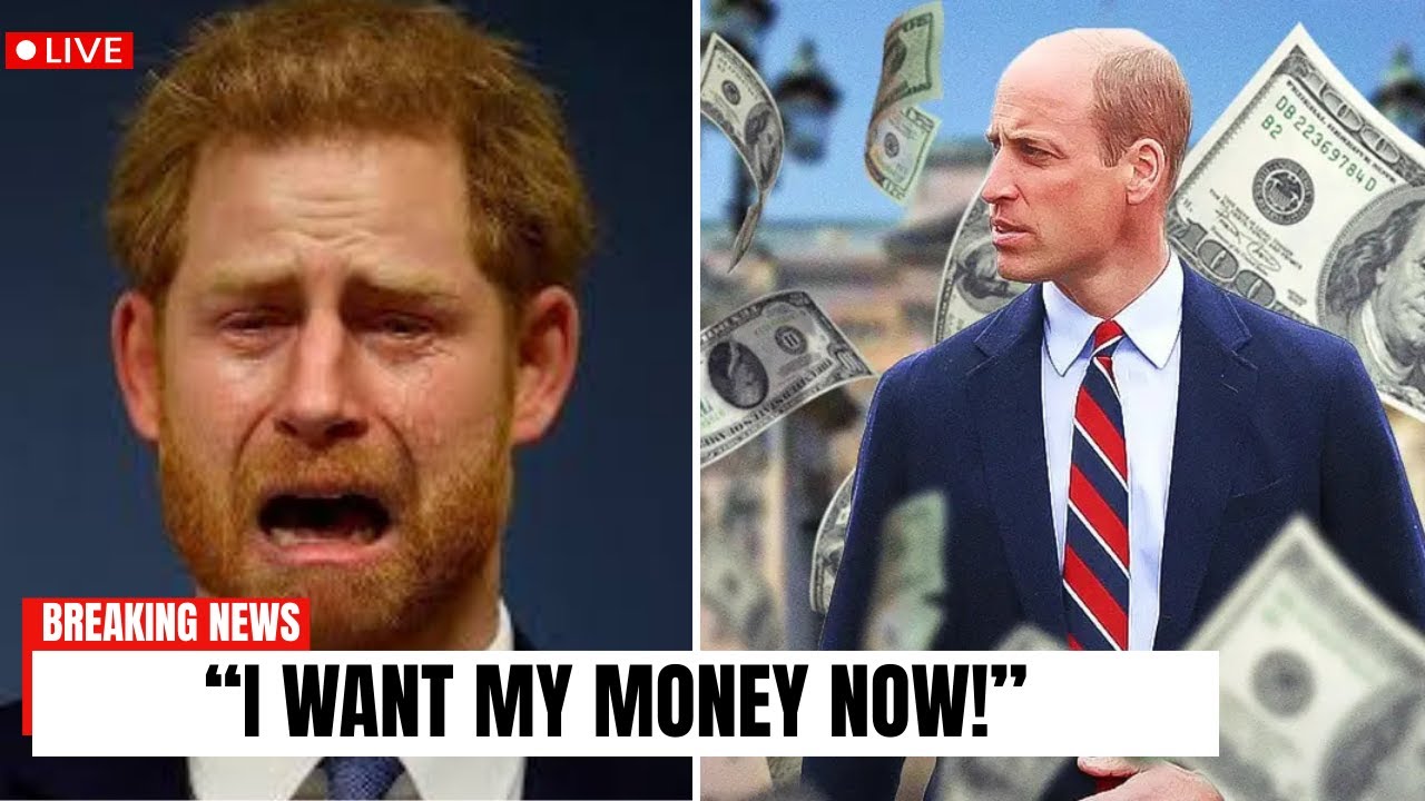 SHOCKING! Prince Harry EXPLODES as William BLOCKS His $14M Inheritance – Family War ERUPTS!