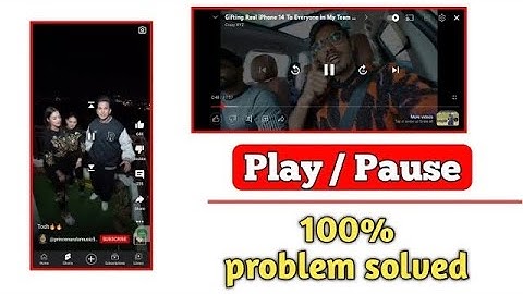 How To Remove Play Pause Button From Youtube Shorts And Long Video | turn off accessibility youtube