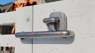 Automatic Sliding Gate Lock Design