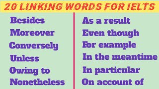 Part-2 20 most commonlyused band 9 linking words in IELTS Writing \& Speaking | vocab#ieltswithrk