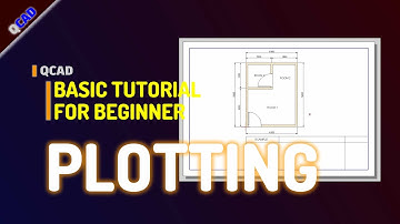 QCAD Basic Plotting Tutorial For Beginner