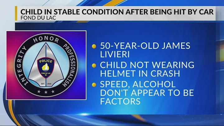 UPDATE: Police release names of Fond du Lac child, driver in Monday crash