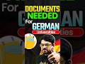 Documents Required for German Universities #studyabroad #germanuniversities #foreignstudy #harshsir