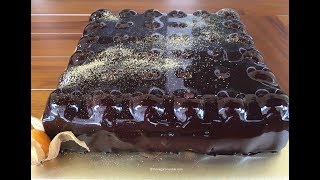 Dark chocolate mousse cake | thesugarcrumble