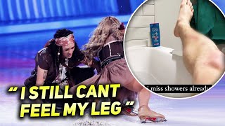 Connor Ball Still CANT Feel His Leg 6 Months After Dancing On Ice Ended Resimi