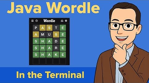 Simple Java Wordle Game Tutorial for Beginners