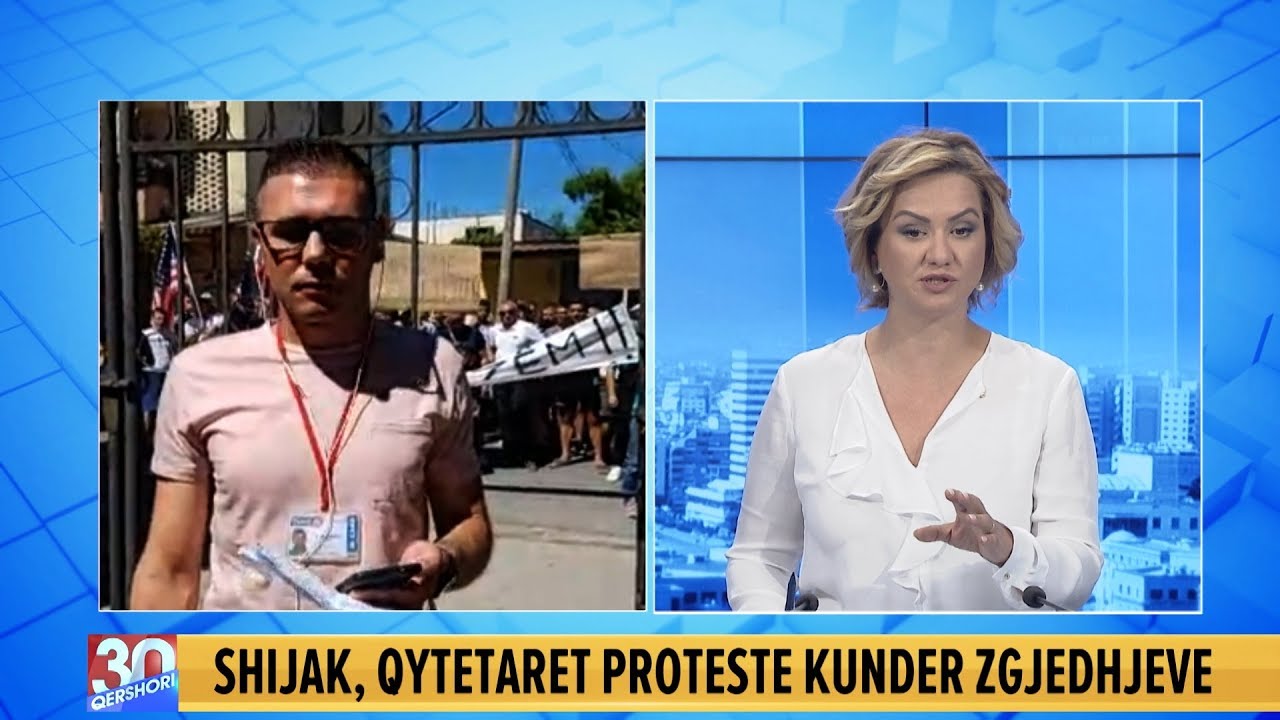 Protestë e PD-së në Shijak, Tusha: PS po manipulon procesin - YouTube