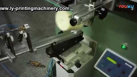 Silk screen printer  for Lunch box round bowl bottle