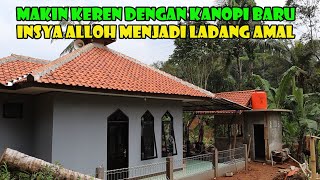 MAKIN KEREN..Perkembangan Mushola Ci Kondang. Kanopi Beres, Karpet Di Pasang Dan Speaker Terinstal..