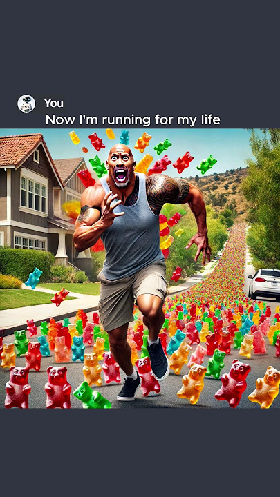 Gummy Bears Are Chasing Me (Ai Edition) 🐻 #ai #chatgpt #aiart