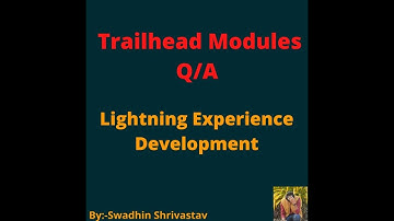Lightning Experience Development #salesforce #swadhinshrivastav #trailhead #trails #crm #project