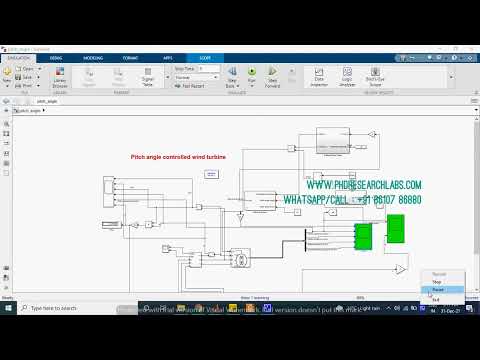 Pitch angle controlled Wind Turbine #matlab  #simulink  #simulation  #electrical