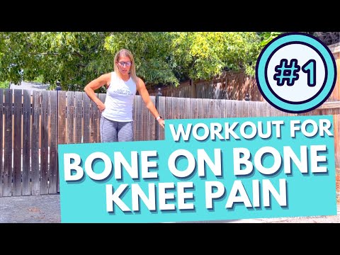 BONE on BONE KNEE PAIN Workout with a Physical Therapist | Dr. Alyssa Kuhn PT