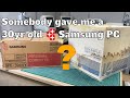 Somebody gave me a 30 year old samsung pc