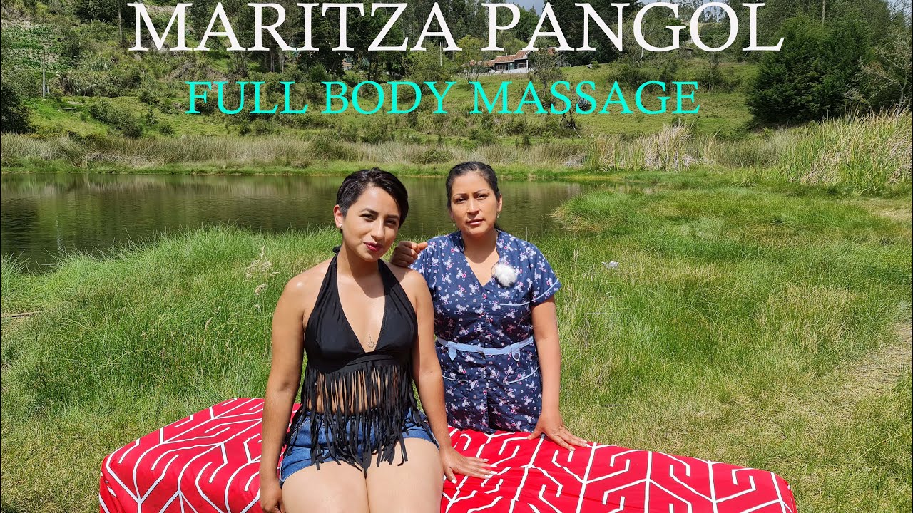 Maritza Pangol ♥ ♥ ♥  Ecuadorian full body massage treatment for  cold body with marrow cream.