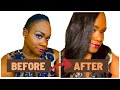 How to: Transform Extremely Short 4c Natural Hair| Clip-ins | curlsqueen.com