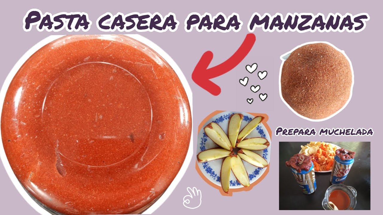 🛑PASTA CASERA DE TAMARINDO PARA FORRAR MANZANAS 😋