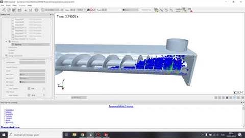 Introduction to EDEM - Particle Flow Over Screw Tutorial