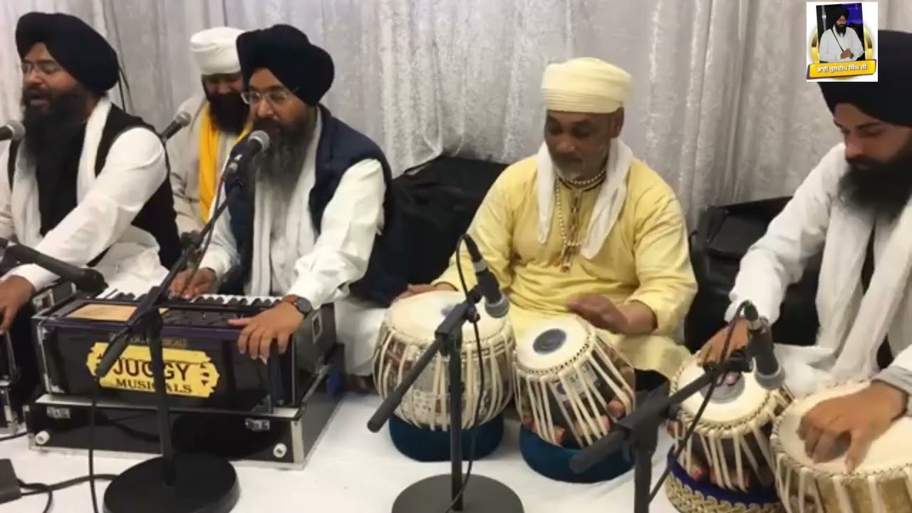 USTAD SUKHWINDER SINGH JI PINKY WITH BHAI KAMALJEET SINGH JI HAJOORI RAGI DARBAR SAHIB WALE