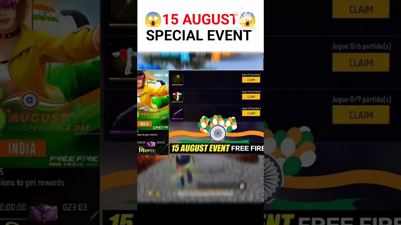 15 August Free Fire Special Event 😱 