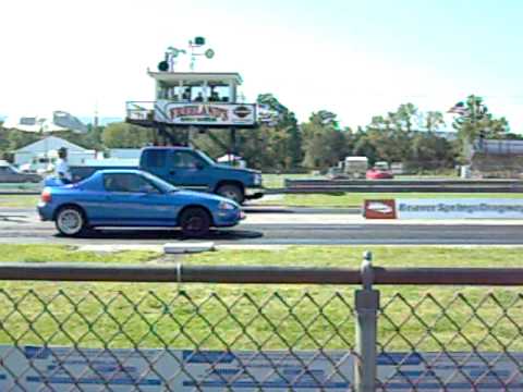 turbo d16 del sol 1/4 mile drag - YouTube