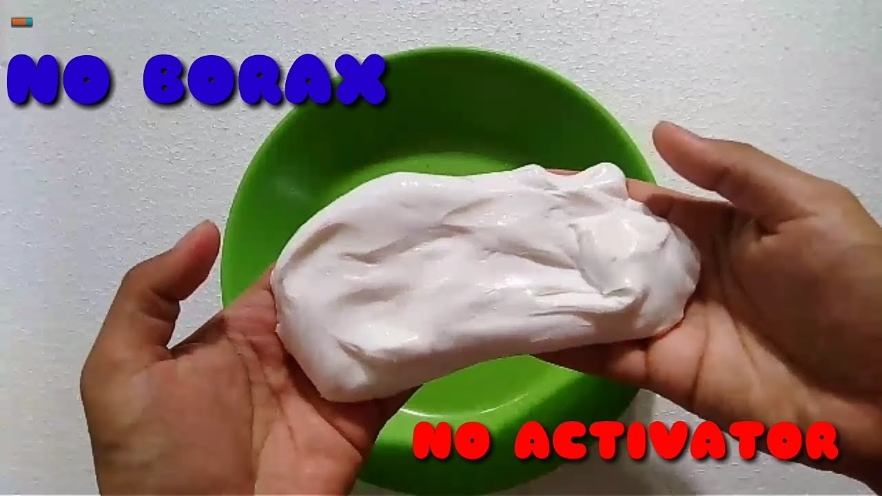 How To Make Original Slime ONLY 2 Ingredients No Borax No Activator YouTube