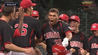Highlights: Canada v USA - U-18 Baseball World Cup 2015