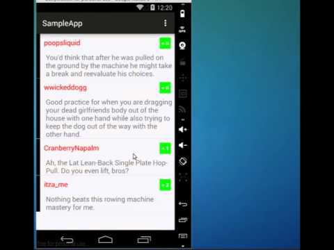 MultiLevelExpandableIndentableListView demo