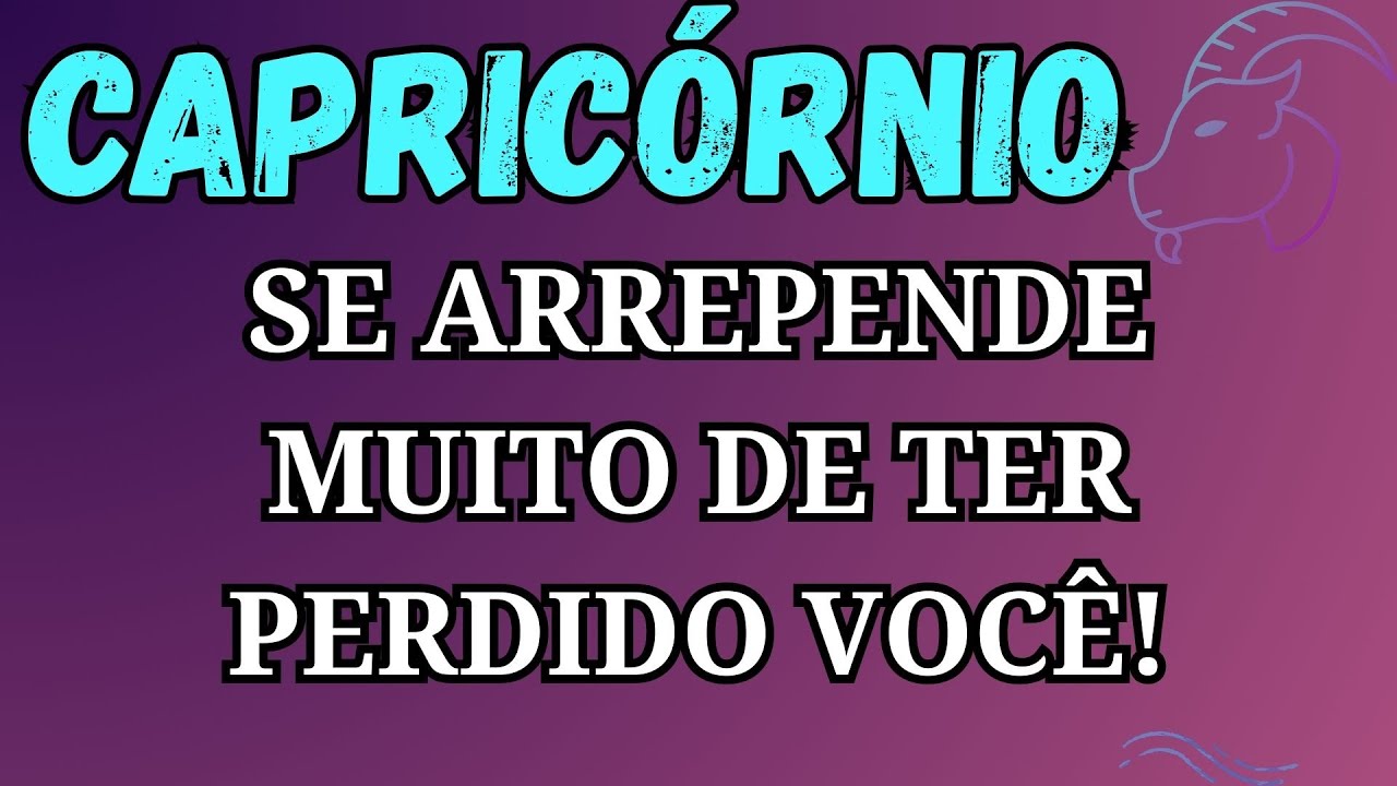 ♑ CAPRICÓRNIO — O futuro ainda está em aberto com essa pessoa 🔮❤️