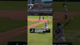 Braves stay red hot!! 🔥 #braves #walkoff #win #baseball #mlb