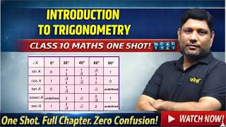 INTRODUCTION TO TRIGONOMETRY | Class 10 Maths | Complete Chapter | Board Exam 2026 Preparation