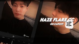 Haze flare coloring simple tutorial on capcut @kookymr