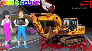 Yuta Mio Panik! CCTV Merekam EXCAVATOR BERDARAH di Depan Rumah😱 | Sakura School Simulator