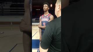 Dylan Smith at Arizona MBB media day 20181001