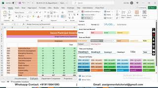New Perspectives Excel 2019 | Modules 1-4: SAM Capstone Project 1b Saxon Municipal Government