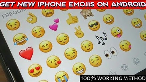 How To Get Ios Emojis On Android No Root 100% Working