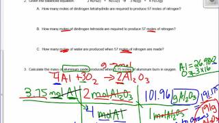 Stoichiometry 2 step problems