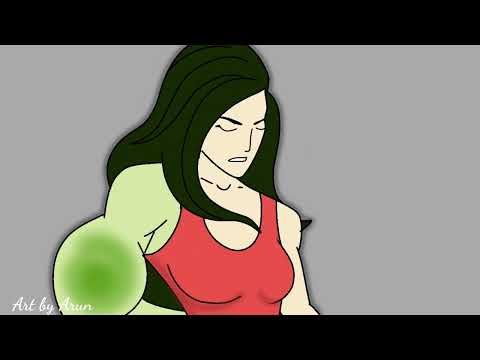 SHE HULK TRANSFORMATION animation part-7| Fan animation|2d animation @artbyarun01