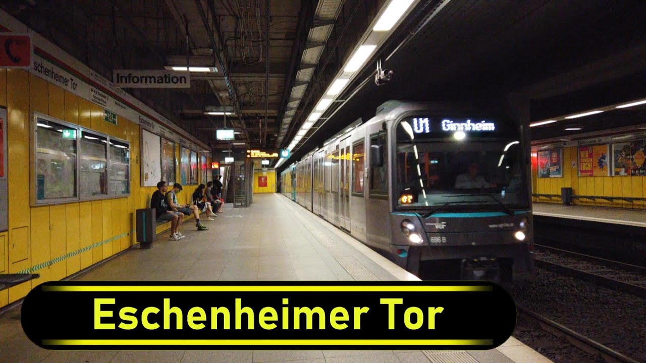 U-Bahn Station Eschenheimer Tor - Frankfurt 🇩🇪 - Walkthrough 🚶