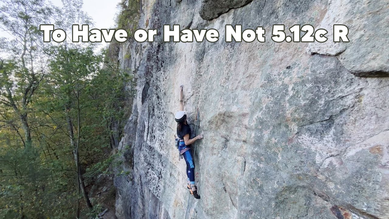 Иметь или не иметь 5.12c R | Удар головой в The Gunks