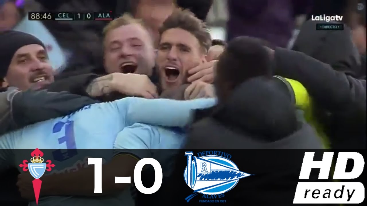 Celta Vigo vs Deportivo Alavés 1-0 All Goals & Highlights - La Liga Santander 15/01/2017