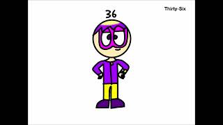 Numberblocks 30-50 Humanized
