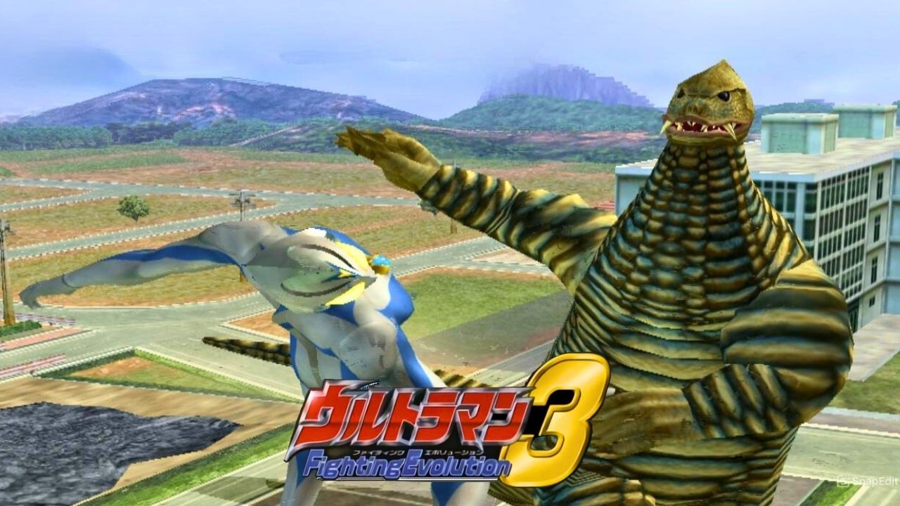 Ultraman FE3 (PS2) | Red King vs Ultraman Dyna Miracle (Only grab attack X + X) - Request #101